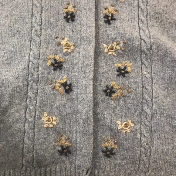 Vintage KS-Sport Knit-Set Women’s 100% Lambs Wool Sweater / Cottage Core - Picture 2 of 10